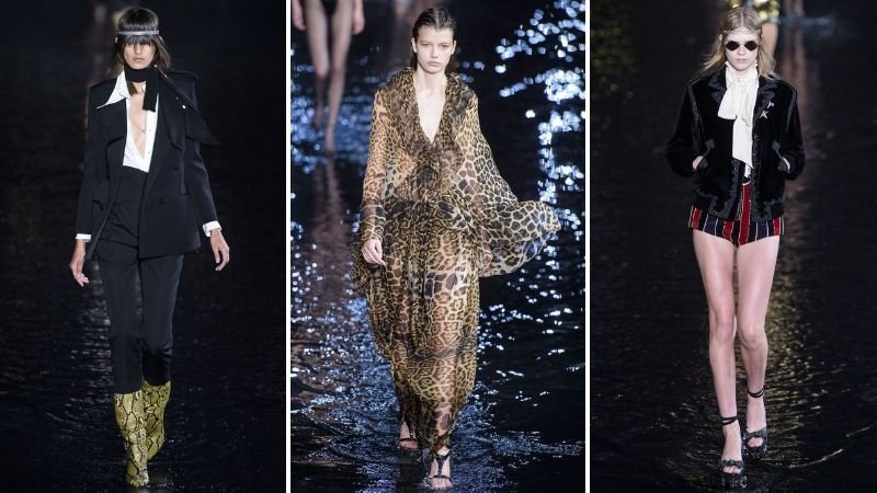 Saint Laurent Spring - Summer 2019 collection: The intense attraction of night colors! 1