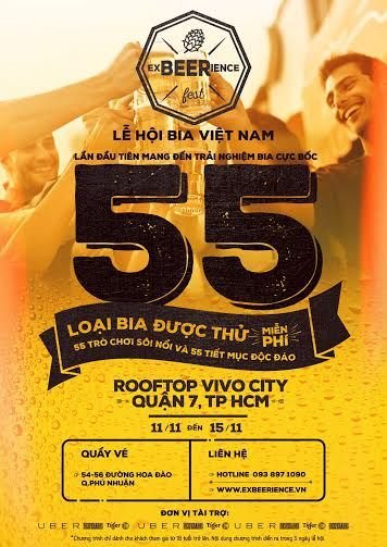 The first Vietnamese beer festival held on Rooftop 7